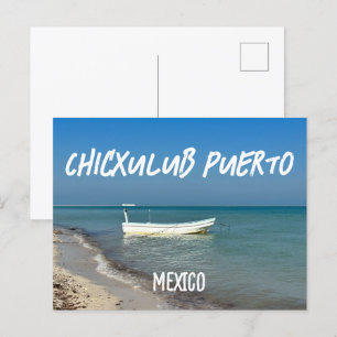 Chicxulub Puerto, Mexique - Carte Postale Standard