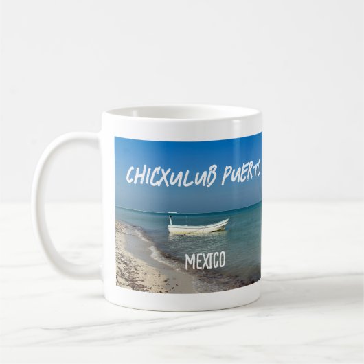 Chicxulub Puerto, Mexique - Mug classique (Gauche)