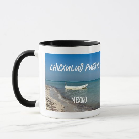 Chicxulub Puerto, Mexique - Mug Combo (Gauche)
