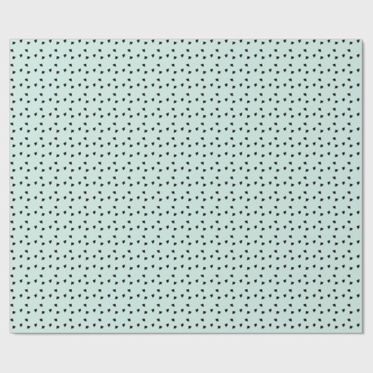 Chidori (veel vogels) patroon traditionele japans cadeaupapier (Vlak)