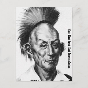 Chief Black Hawk Briefkaart