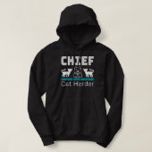 Chief Cat Herder Hoodie (Design voorkant)