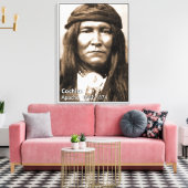 Chief Cochise gewikkeld canvas (Insitu (Woonkamer))
