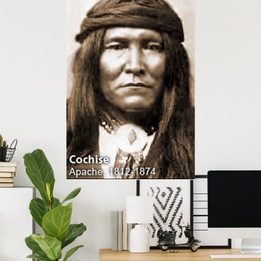 Chief Cochise Poster (Thuiskantoor)