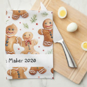 Chief Cookie Maker Gingerbread Theedoek (Quarter Fold)