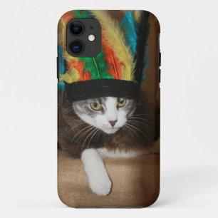 Chief Crazy Cat iPhone 11 Hoesje