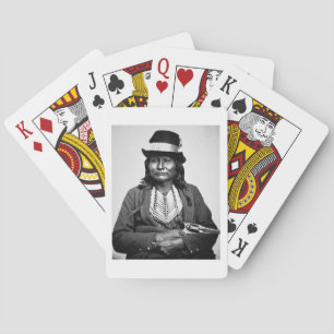 Chief Esatonyett, 1869 (foto) Pokerkaarten