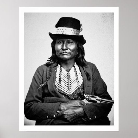 Chief Esatonyett, 1869 (foto) Poster (Voorkant)