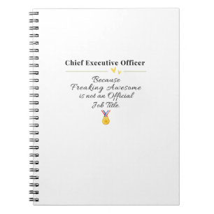 Chief Executive Officer Notitieboek