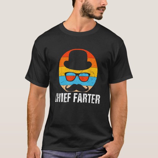 Chief Farter Gross Joke Pun Dad T-shirt (Voorkant)