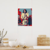Chief Geronimo Pop Art Poster (Keuken)