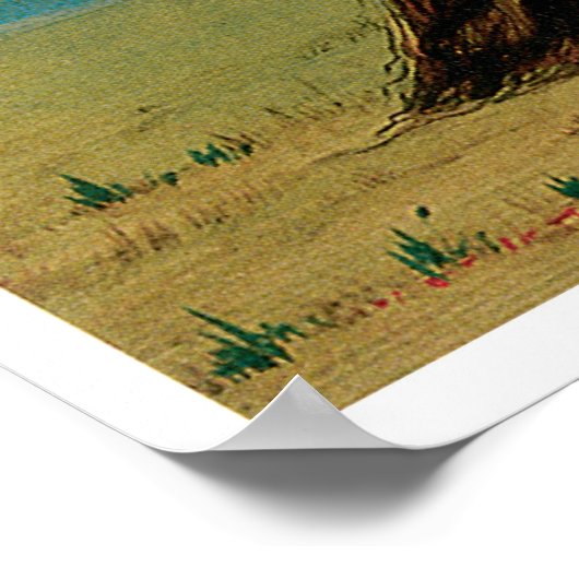 Chief Indian Warrior Art Print Poster (Hoek)