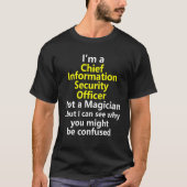 Chief Information Cyber Security Officer taakomsch T-shirt (Voorkant)