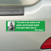 Chief Joseph Bumpersticker (Op auto)