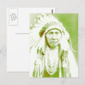 Chief Joseph Native American Leader Briefkaart (Voorkant / Achterkant)