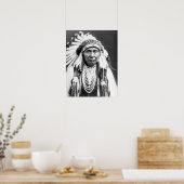 Chief Joseph Native American Poster (Keuken)
