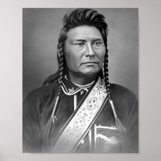 Chief Joseph Portrait 1880 Poster (Voorkant)