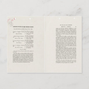 Chief Justice Earl Warren Miranda v Arizona Hoesje Briefkaart