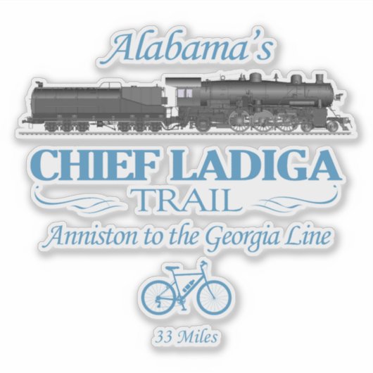 Chief Ladiga Trail (RT2) Sticker (Voorkant)