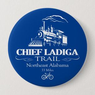 Chief Ladiga Trail (RT) Ronde Button 4,0 Cm