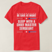 Chief Master Sergeant Be Safe at Night  T-shirt (Design voorkant)