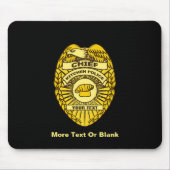 Chief Of Kitchen Police Badge Muismat (Voorkant)