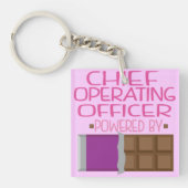 Chief Operating Officer Chocolate Gift for Woman Sleutelhanger (Voorkant)