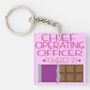 Chief Operating Officer Chocolate Gift for Woman Sleutelhanger