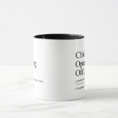 Chief Operating Officer Funny Work Definitie Mok (Midden)