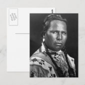 Chief Owen Heavy Breast, 1901 Briefkaart (Voorkant / Achterkant)