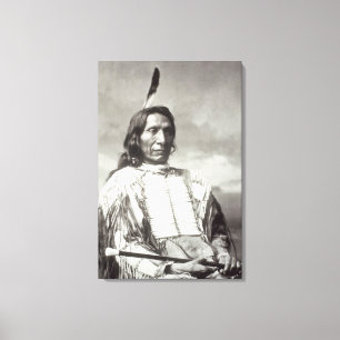 Chief Red Cloud (1822-1909) 1880 (foto) Canvas Afdruk