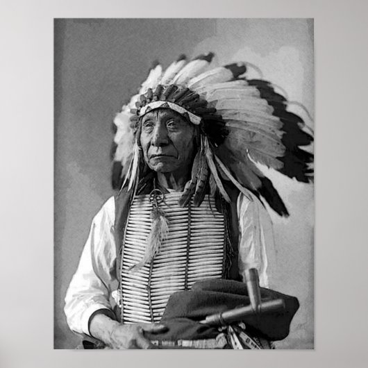 Chief Red Cloud Print (Voorkant)