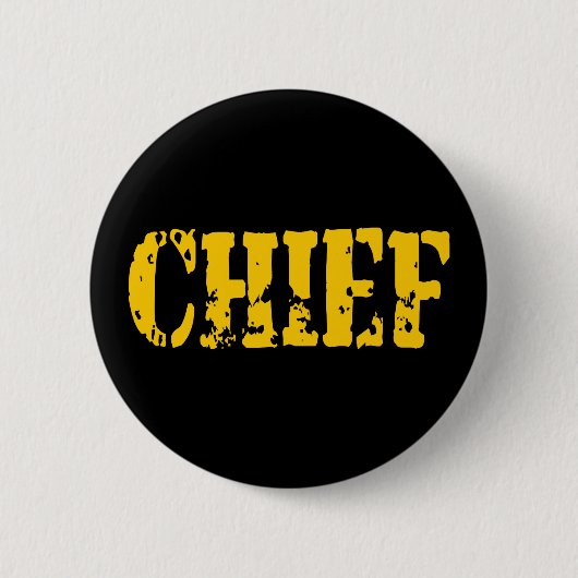 CHIEF RONDE BUTTON 5,7 CM (Voorkant)