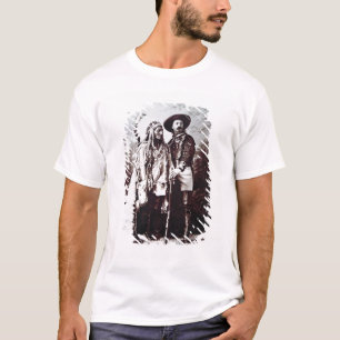 Chief Sitting Bull (1831-90) op tournee met Buffal T-shirt