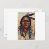 Chief Sitting Bull Briefkaart (Voorkant / Achterkant)