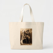 Chief Sitting Bull en Buffalo Bill 1895 Grote Tote Bag (Voorkant)