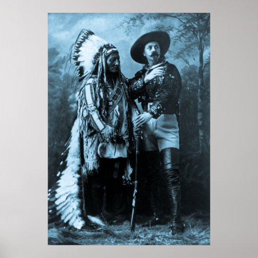 Chief Sitting Bull en Buffalo Bill Poster (Voorkant)