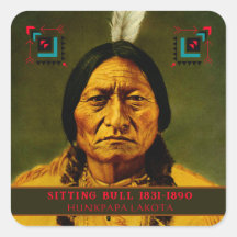 Chief Sitting Bull Tribal Native Amerikaanse Lakot