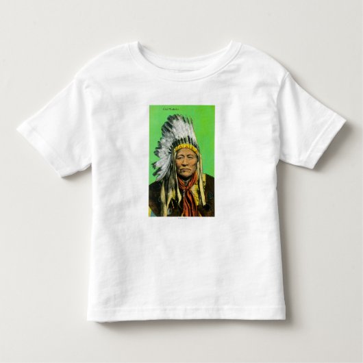 Chief Washakie Portrait Kinder Shirts (Voorkant)