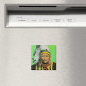 Chief Washakie Portrait Magneet (Insitu (Vaatwasser))