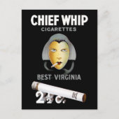Chief Whip Cigaretes Briefkaart (Voorkant)