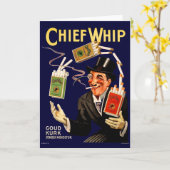 Chief Whip sigaretten uit 1920 Kaart (Gele Bloem)