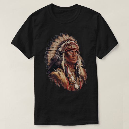 Chief with the Raven T-shirt (Design voorkant)