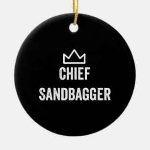 Chief Zandzak Golf Meme Bjj Schaken Zandzak Keramisch Ornament