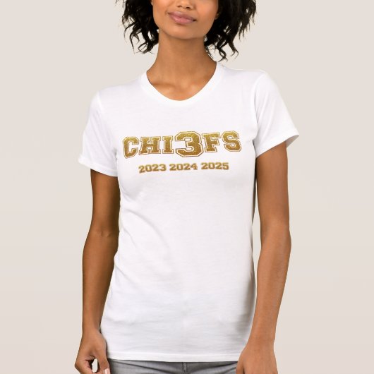 Chiefs 3Peat, Three Peat, Vrouwen t-shirt (Voorkant)