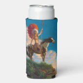 Chieftess Vrouw Indiaanse indiaan Chief (Seltzer Voorkant)