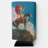 Chieftess Vrouw Indiaanse indiaan Chief (Achterkant)