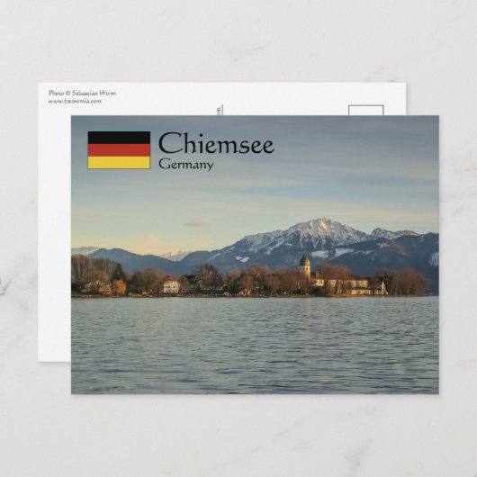 Chiemsee Duitsland Briefkaart (Voorkant / Achterkant)