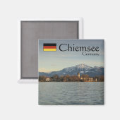 Chiemsee Duitsland Souvenir Magneet (Voorkant / Achterkant)