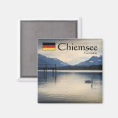 Chiemsee Duitsland Souvenir Magneet (Voorkant / Achterkant)